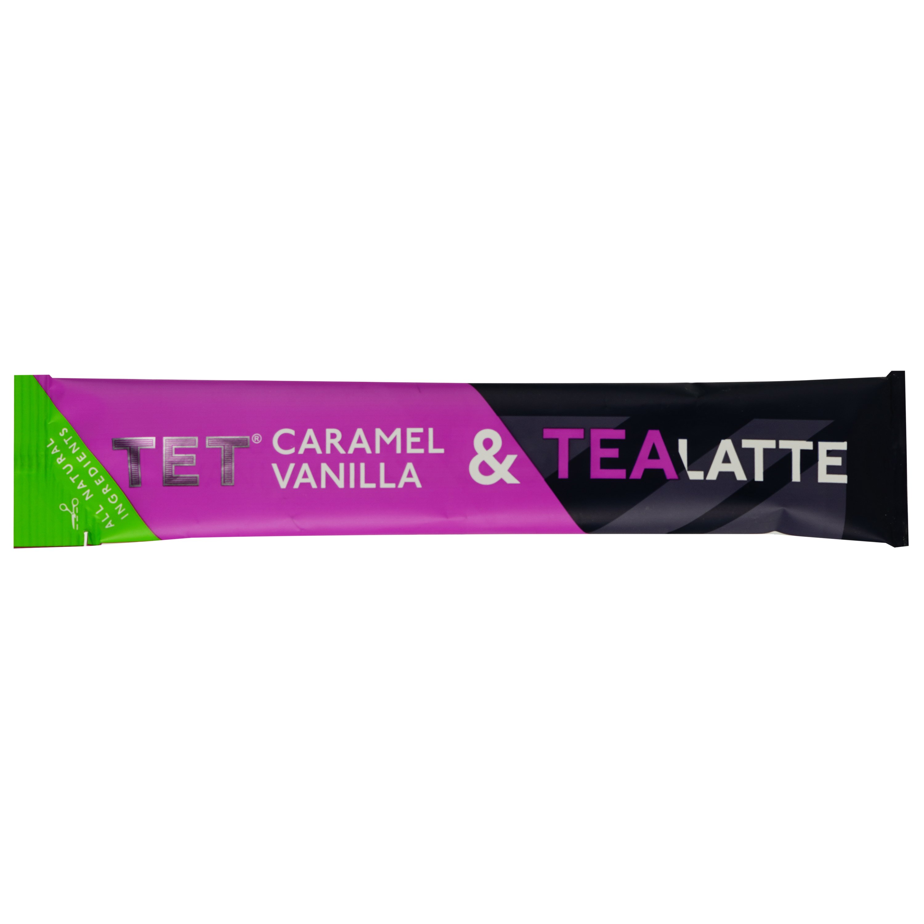 Напій на основі чорного чаю ТЕТ Tea Latte Карамель і ваніль, 9 г (924961) - фото 1
