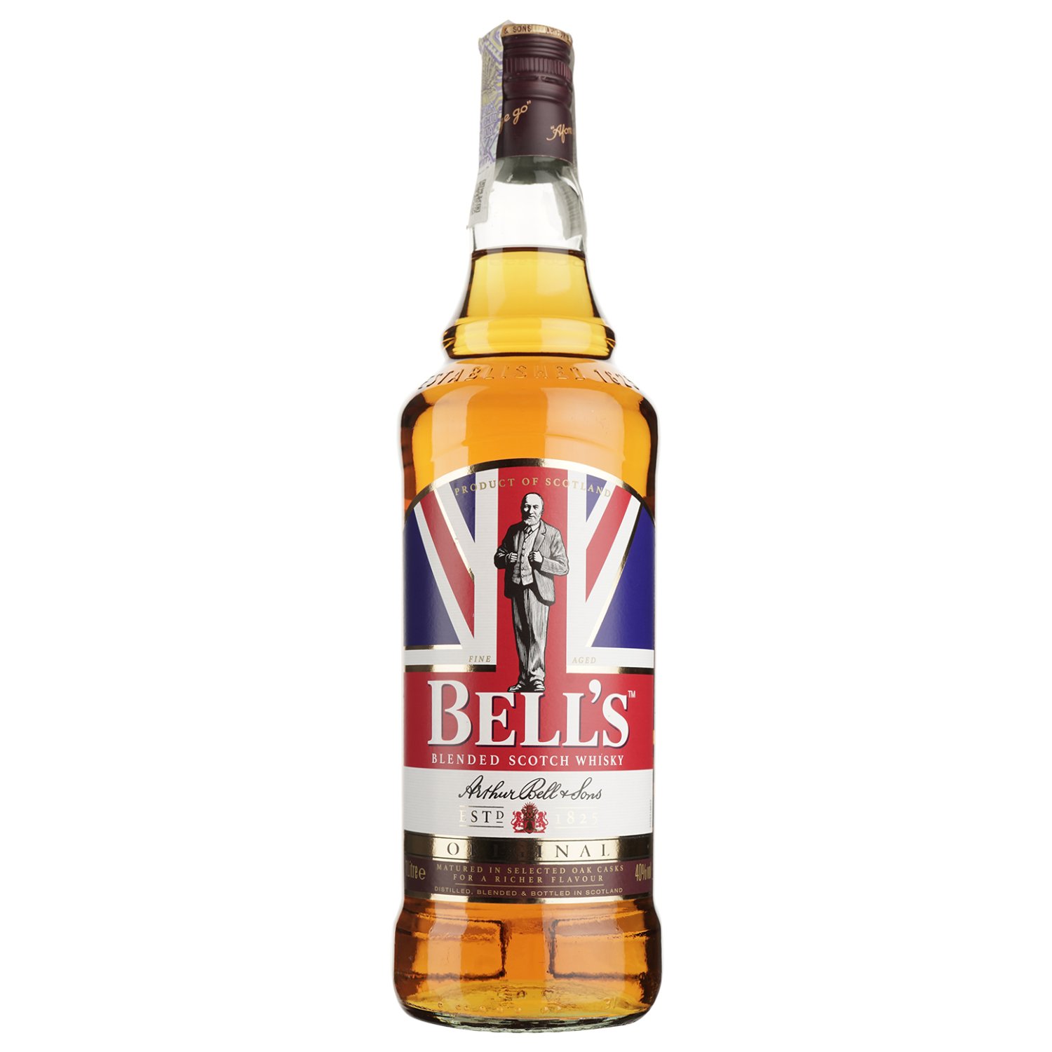 Набор: Виски Bell's Original Blended Scotch Whisky 1 л 40% + Напиток Pepsi сильногазированный 2 шт. х 0.33 л - фото 2