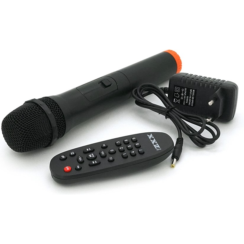 Портативная колонка с подсветкой ZXX M5506 100W Bluetooth микрофон аккумулятор 3000 mAh - фото 4