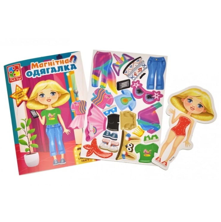 Магнитная игра Vladi Toys Trendy girl, в папке (VT3204-32) - фото 2