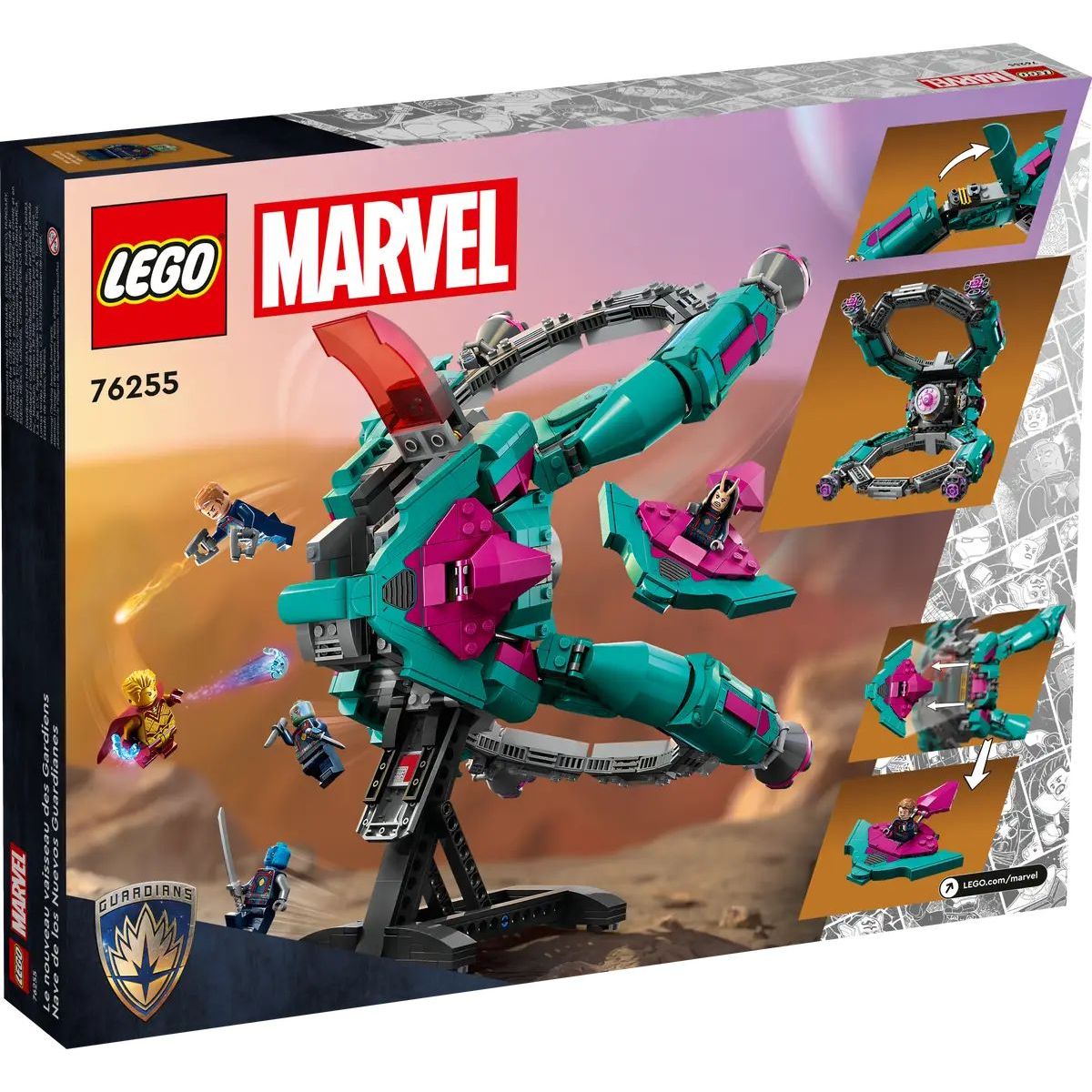 Конструктор LEGO Super Heroes Marvel Новий зореліт Вартових Галактики, 1108 деталей (76255) - фото 2