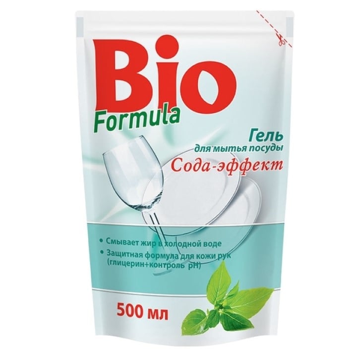 Гель для миття посуду Bio Formula Сода-ефект, 500 мл - фото 1