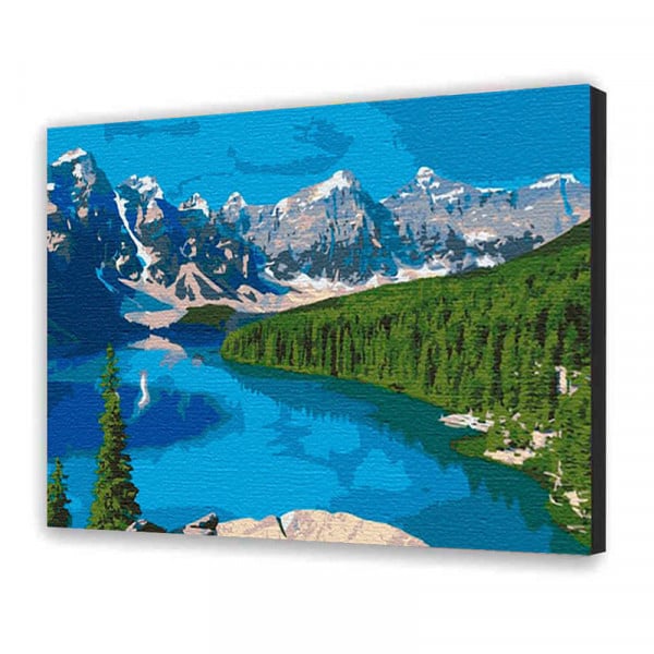 Картина за номерами ArtCraft Озеро Марейн, Канада 40x50 см (10587-AC) - фото 2