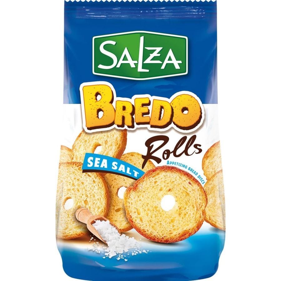 Сухарики Salza Bredo Rolls із морською сіллю 70 г - фото 1