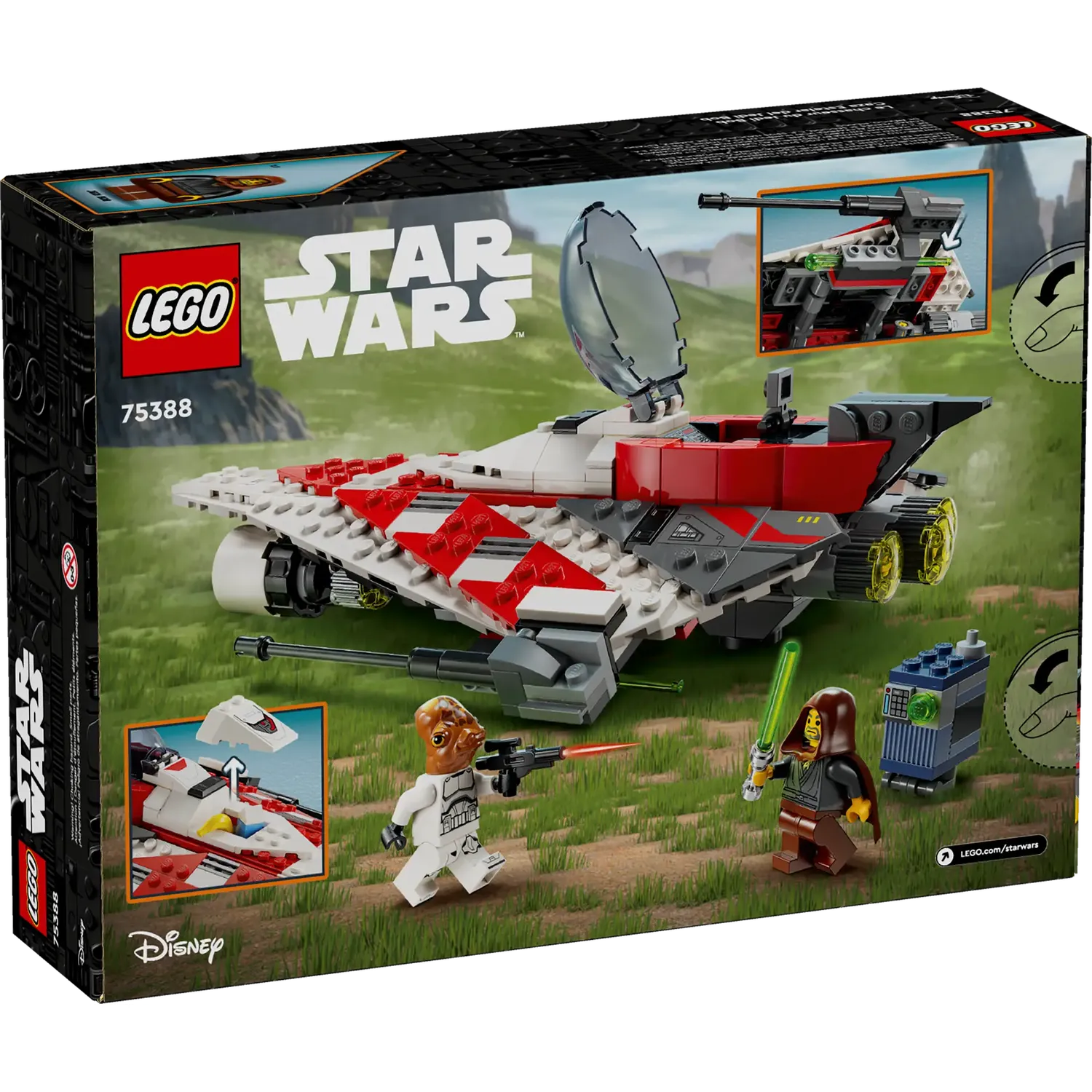 Конструктор LEGO Star Wars Винищувач джедая Боба 305 деталей (75388) - фото 9