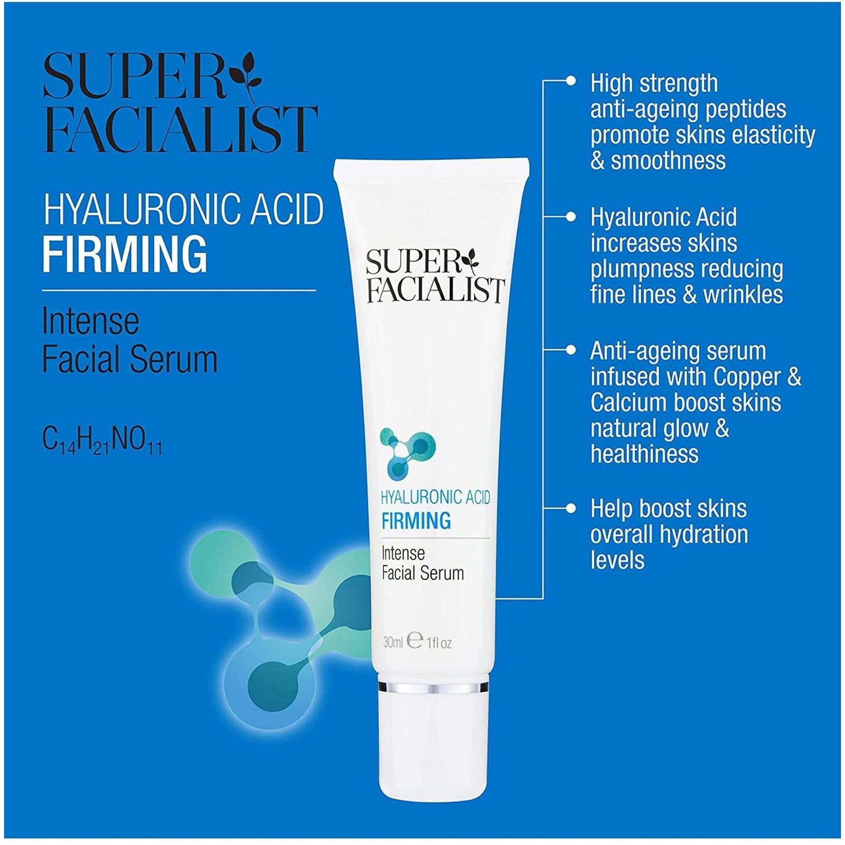 Сыворотка интенсивная для лица Super Facialist Hyaluronic Acid Fiming 30 мл - фото 4