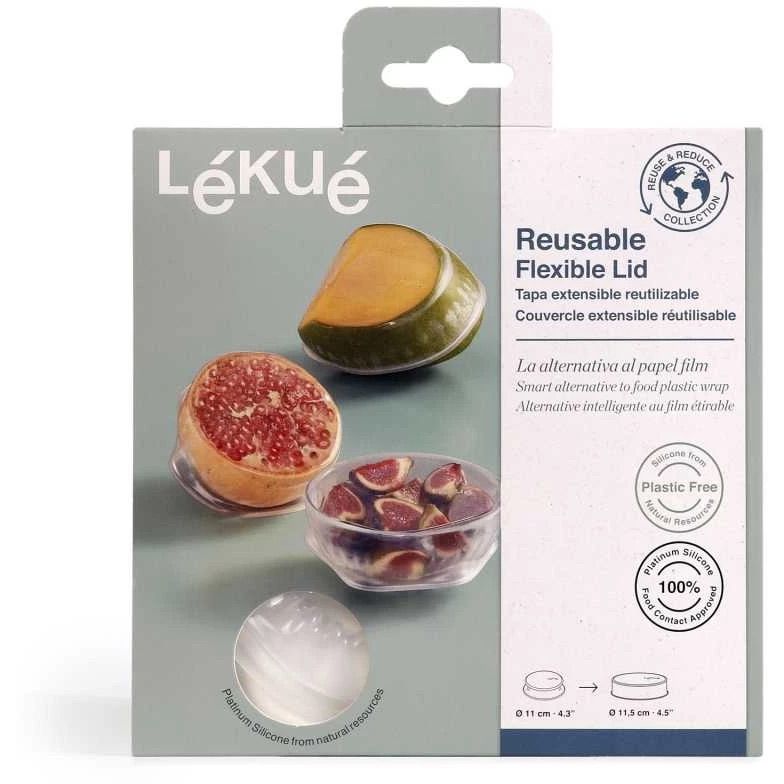 Кришка силіконова Lekue Reusable Flexible Lids 11.5 см (882104) - фото 2