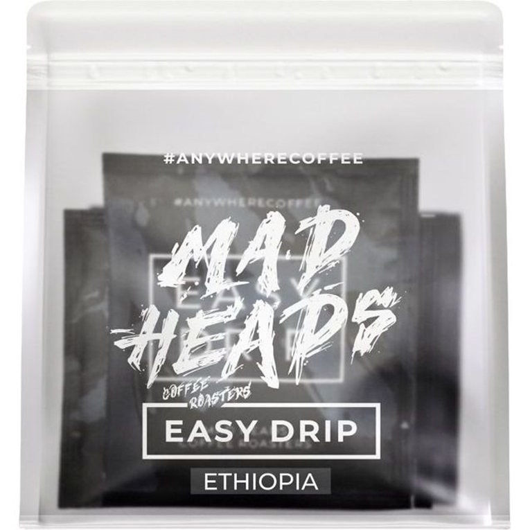 Кофе в дрип-пакетах Madheads Coffee Roasters Easy Drip box Etiopia Worka Chelichele Gr. 1 10 шт. - фото 1