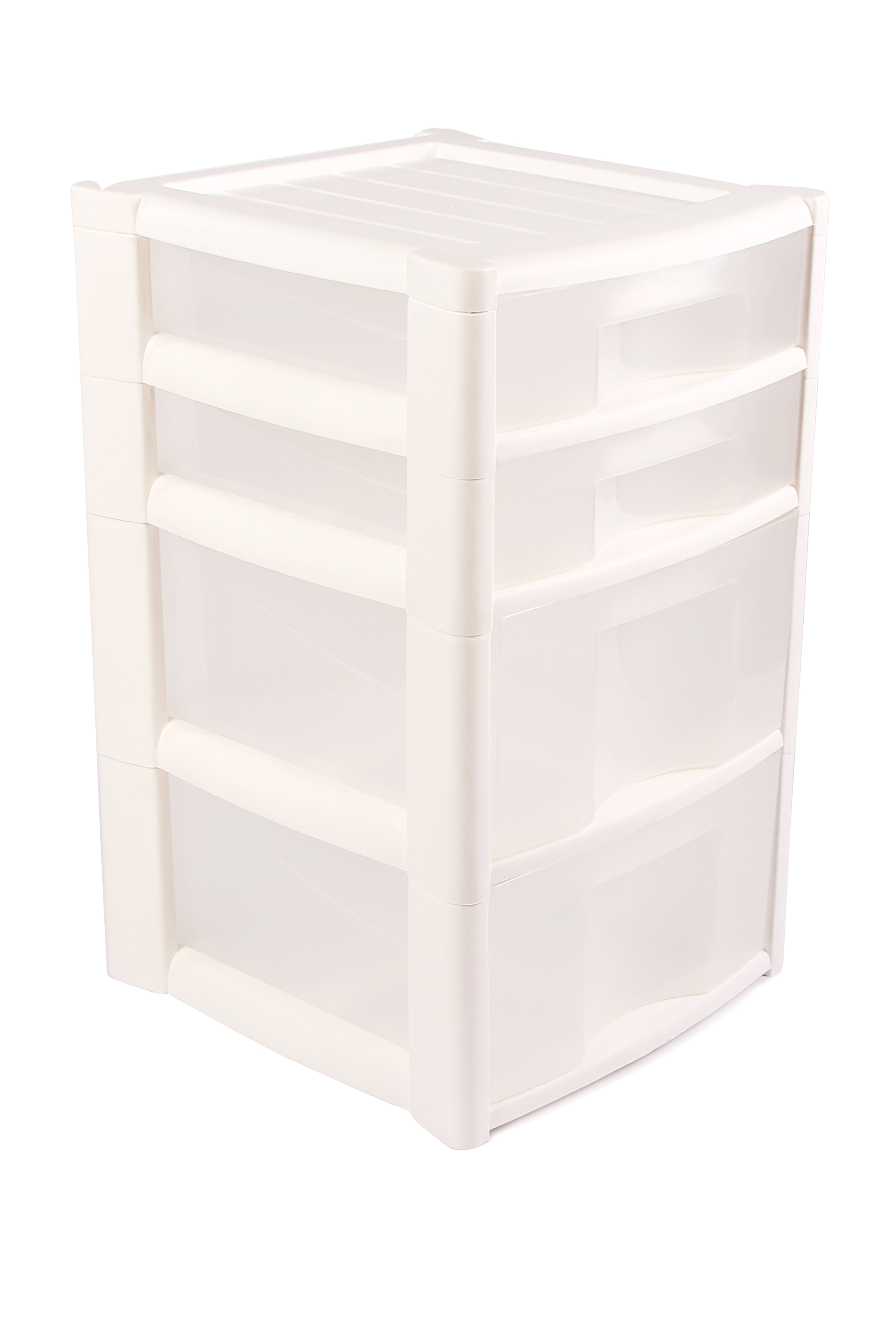 Комод-органайзер пластиковый на 4 ящика Heidrun Professional, 40х38х61 см, белый (1532) - фото 1