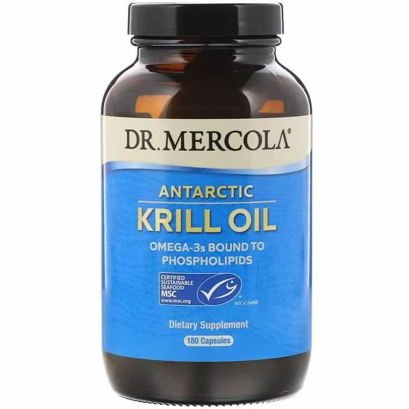 Олія антарктичного криля Dr. Mercola 180 капсул - фото 1