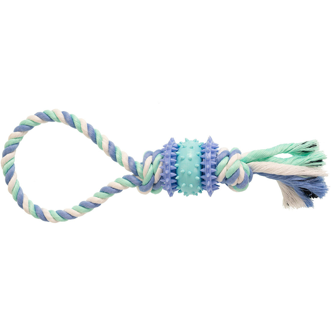 Игрушка для собак GimDog Dent Plus, веревка с термопластичной резиной, 30 см - фото 1