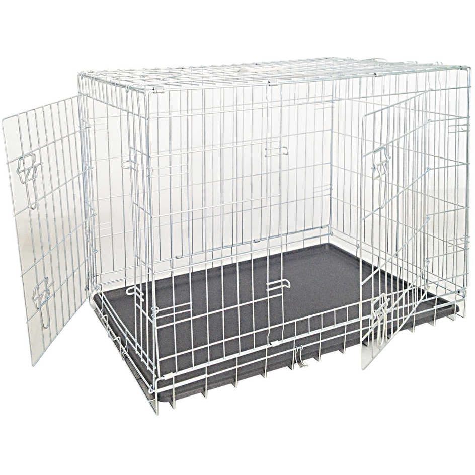 Клітка для собак Croci цинк дводверна 78х55х62 см - фото 1
