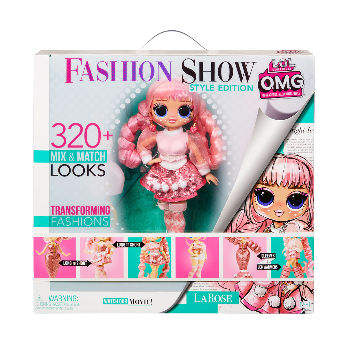 Ігровий набір з лялькою L.O.L. Surprise O.M.G. Fashion Show Стильна Ла Роуз, 25 см (584322) - фото 9
