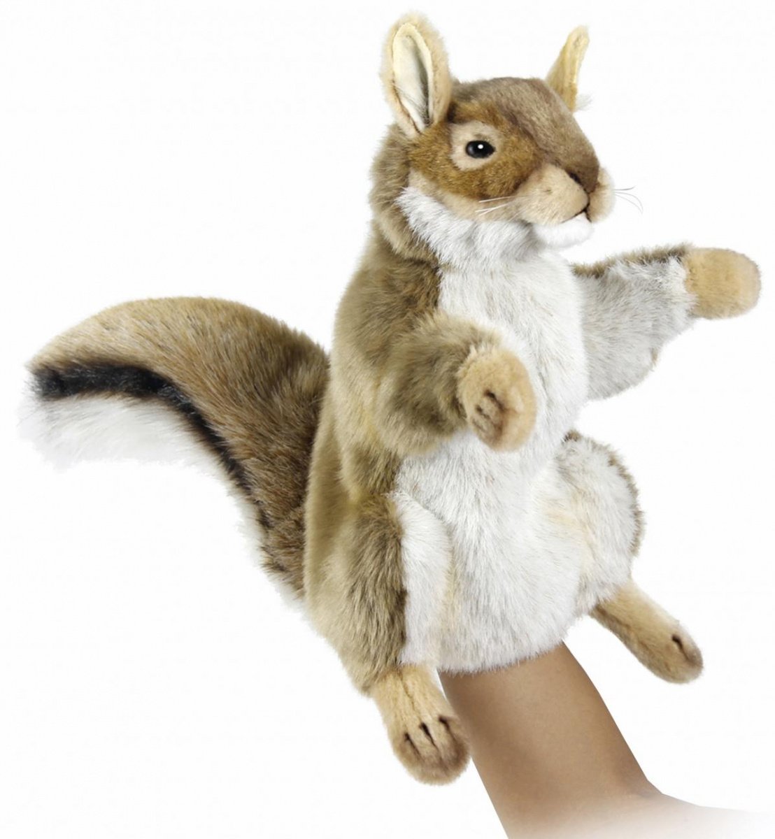 М'яка іграшка на руку Hansa Puppet Руда білка, 28 см (7162) - фото 1