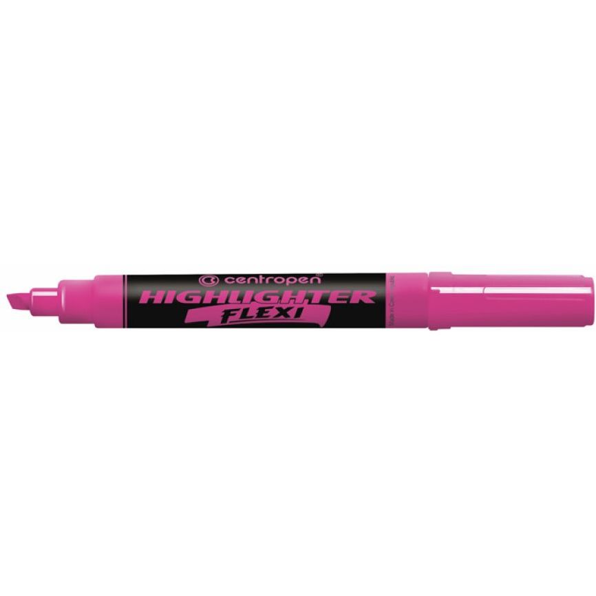 Маркер текстовий Centropen Highlighter Flexi клиноподібний 1-5 мм ліловий (8542/09) - фото 1