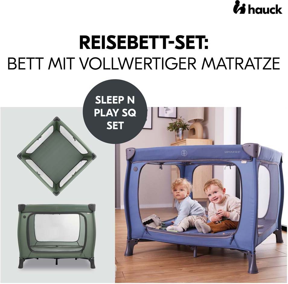 Детский манеж Hauck Sleep N Play SQ Dark Green - фото 9