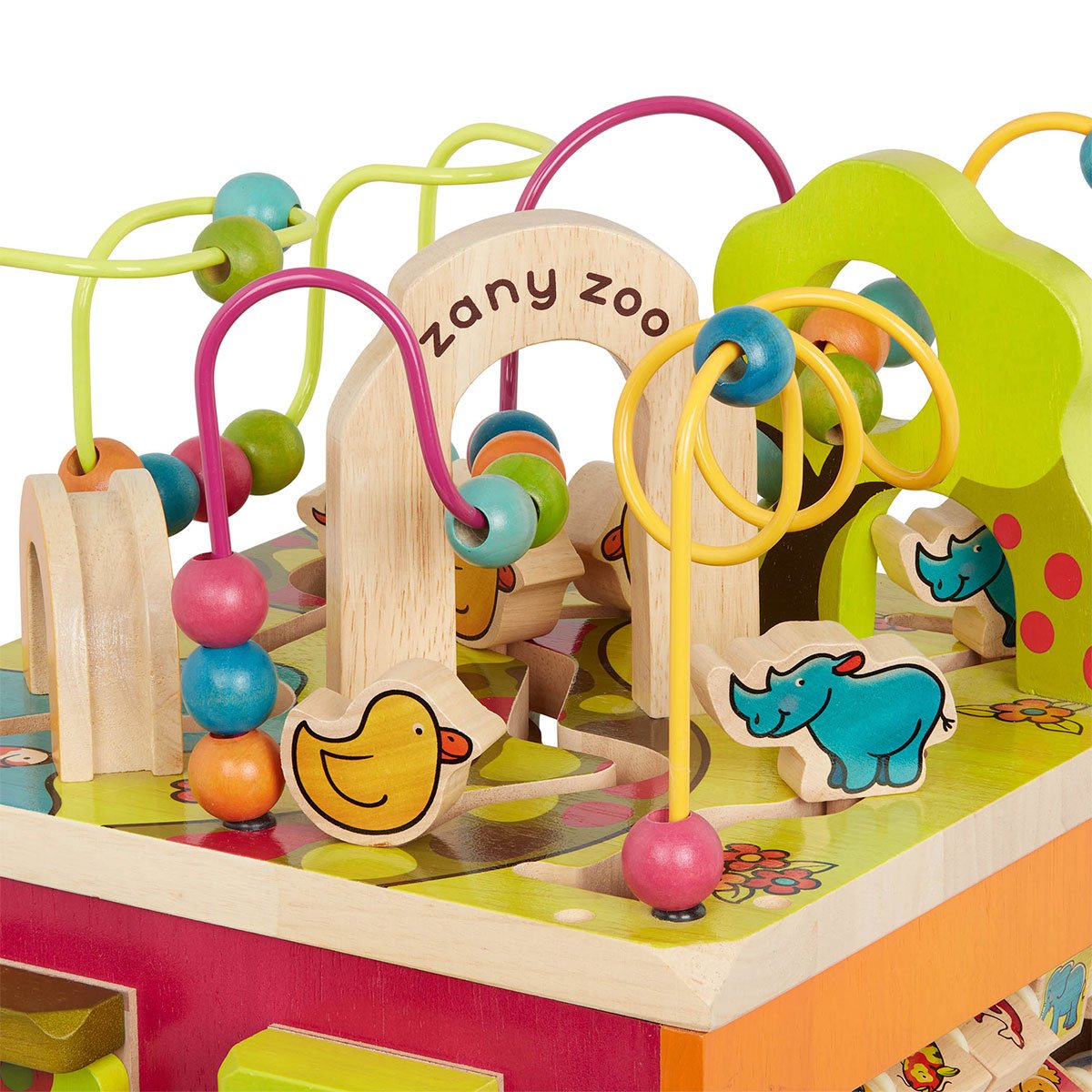 Развивающая деревянная игрушка Battat Зоо-куб (BX1004X) - фото 8