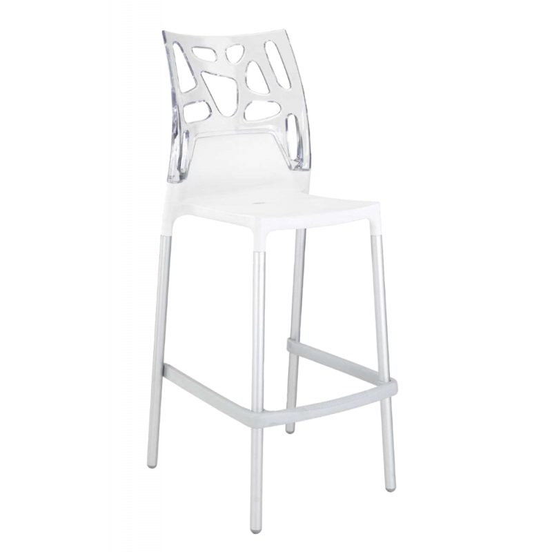 Барный стул Papatya Ego-Rock, белый (431996) - фото 1