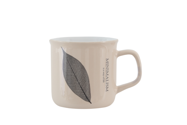 Photos - Mug / Cup Чашка Limited Edition Minimalism, колір бежевий, 350 мл (6583584)