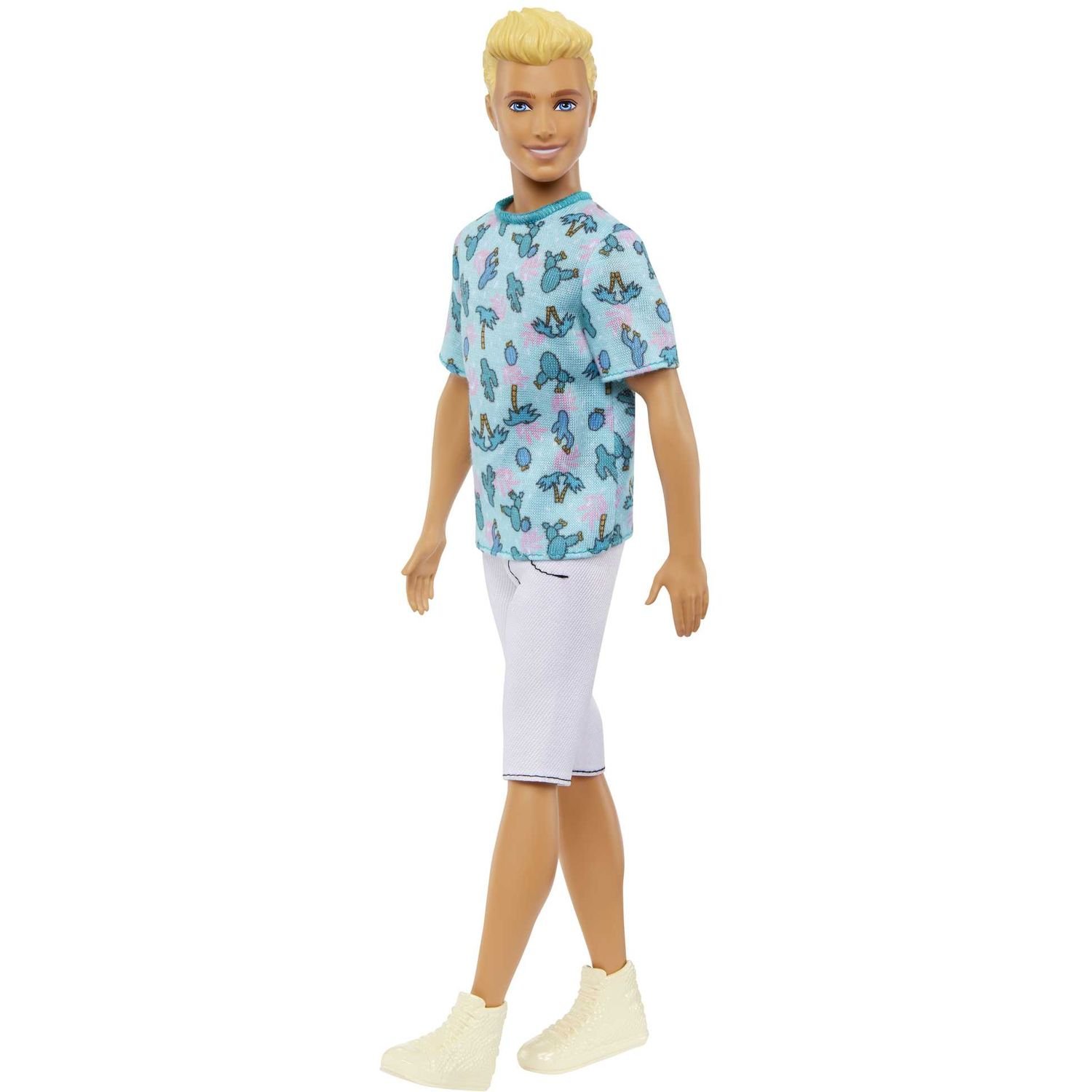 Кукла Barbie Кен Модник в футболке с кактусами, 31,5 см (HJT10) - фото 2