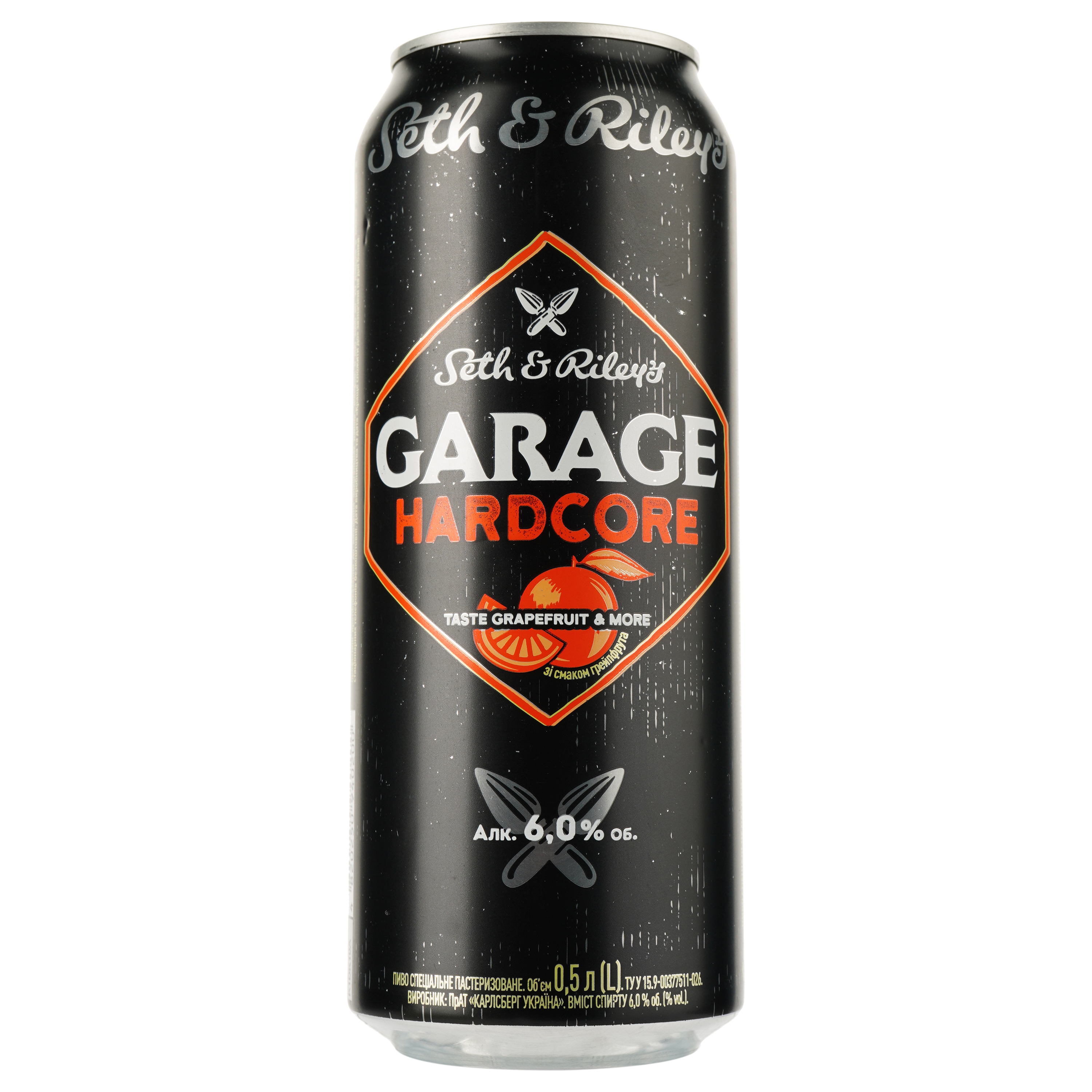 Пиво Seth&Riley's Garage Hardcore Grapefruit, 6%, з/б, 0,5 л (861933) - фото 1