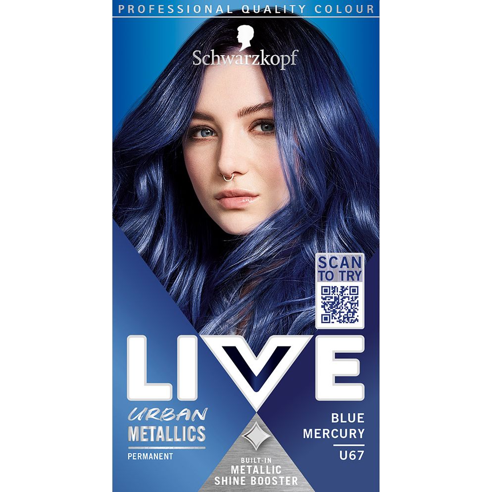 Фарба для волосся Schwarzkopf Live Urban Metallics U67 Blue Mercury - фото 2