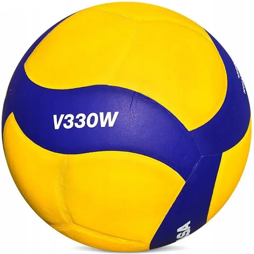 Мяч волейбольный Mikasa сине-желтый (V330W) - фото 1
