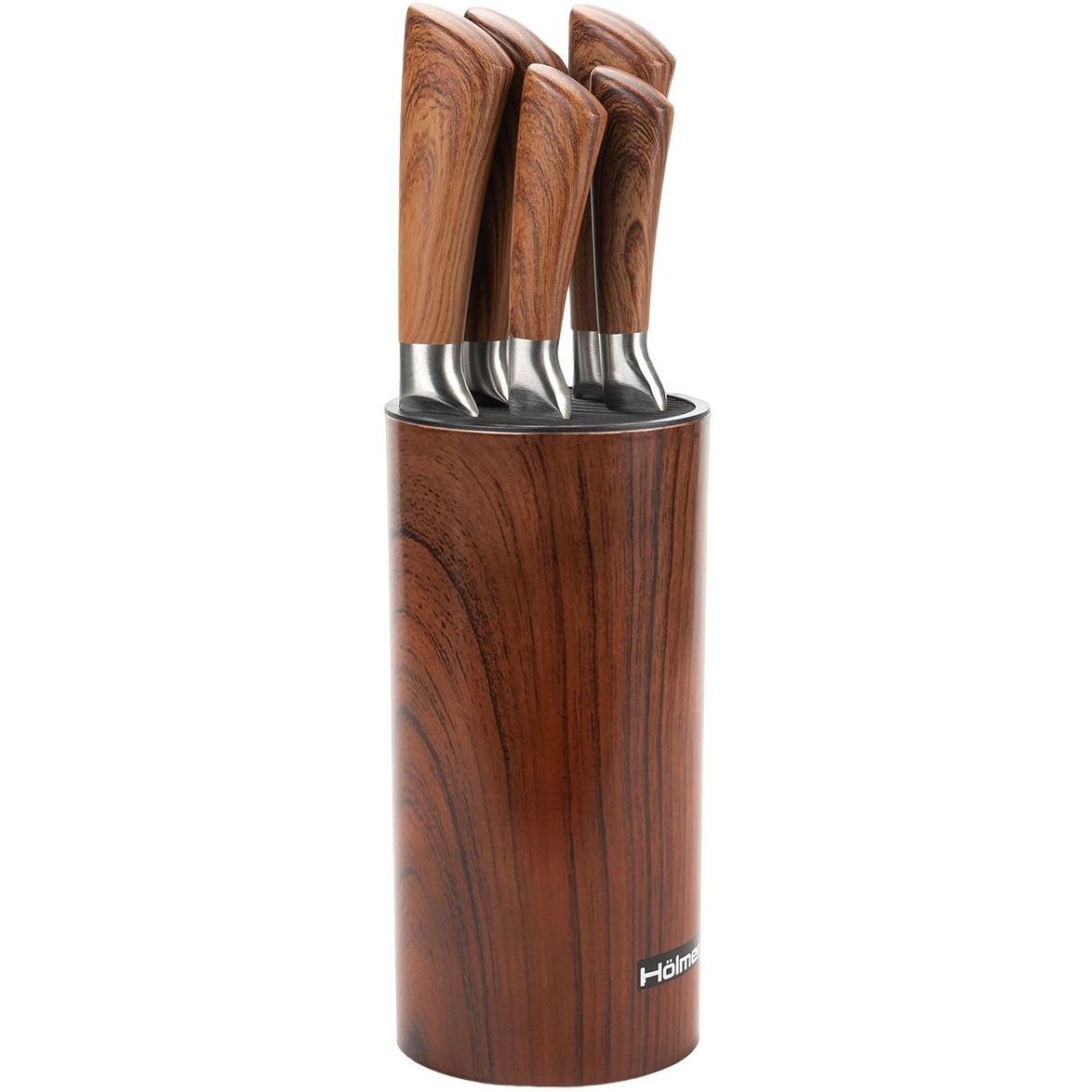 Набір ножів Holmer, 6 предметів, коричневий (KS-66125-PSSSW Present) - фото 1