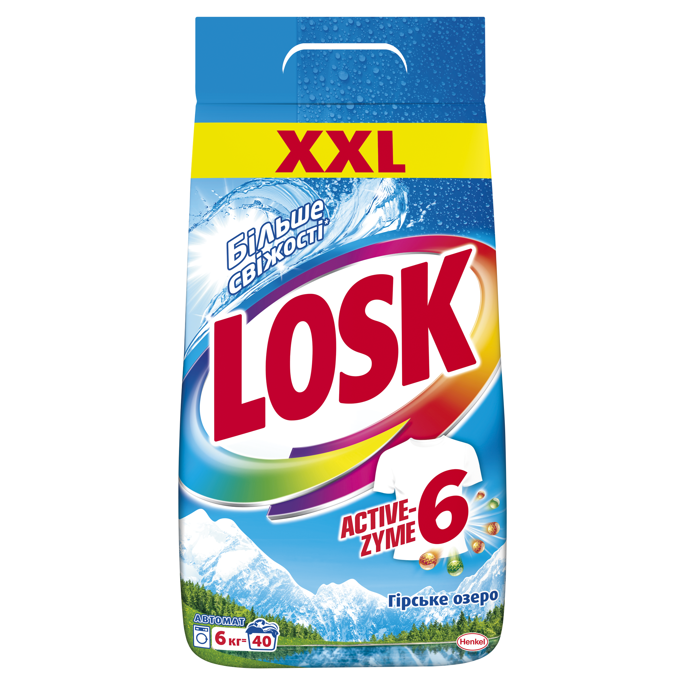 Пральний порошок Losk Гірське Озеро, 6 кг (327646) - фото 1