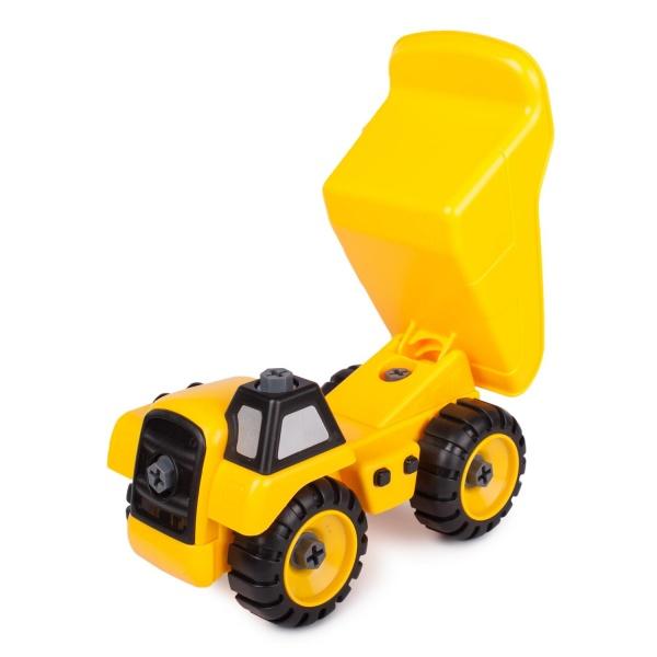 Бетоновоз-самоскид Kaile Toys, жовтий (KL716-1) - фото 7