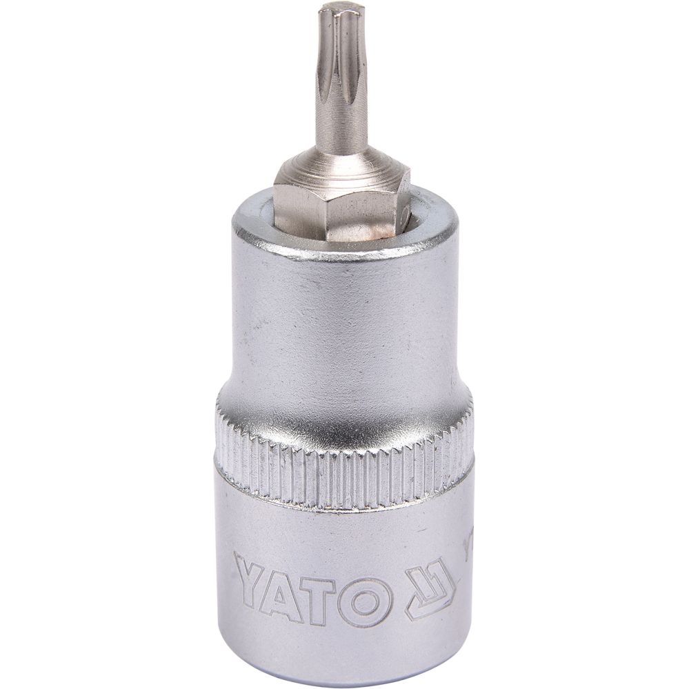 Головка торцевая Yato квадрат 1/2" TORX Т20 L=55 мм (YT-04310) - фото 1