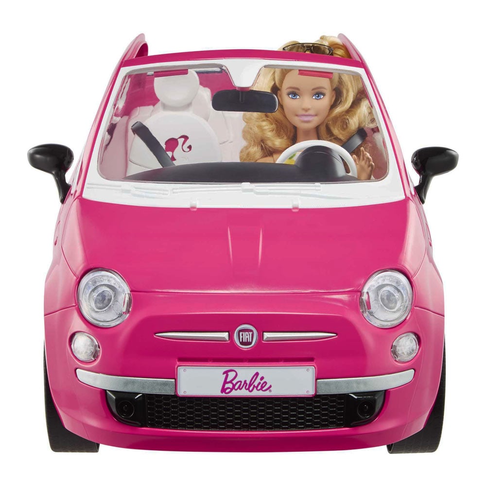 Набор с куклой Barbie Fiat 500, розовый (GXR57) - фото 3