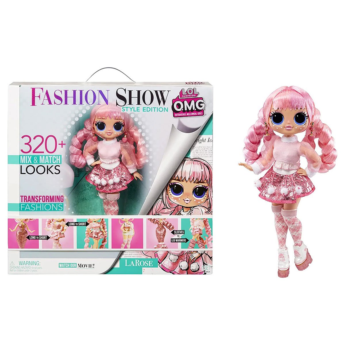 Ігровий набір з лялькою L.O.L. Surprise O.M.G. Fashion Show Стильна Ла Роуз, 25 см (584322) - фото 8