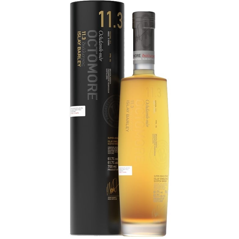 Виски Octоmore 11.3 Islay Barley Single Malt Scotch Whisky, 61,7%, 0,7 л - фото 1