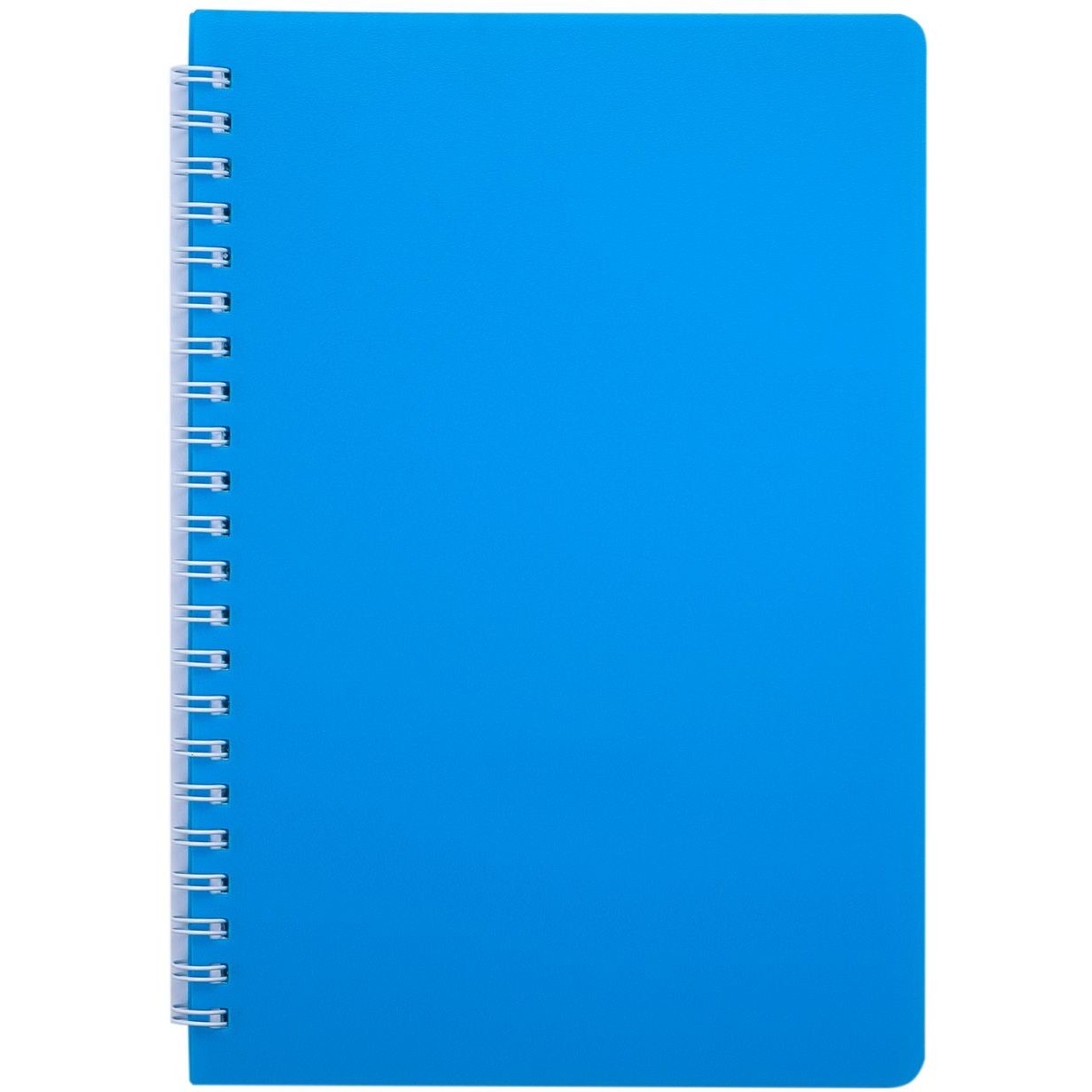 Тетрадь Buromax Bright на пружине В5, 60 листов голубая (BM.24554155-14) - фото 1