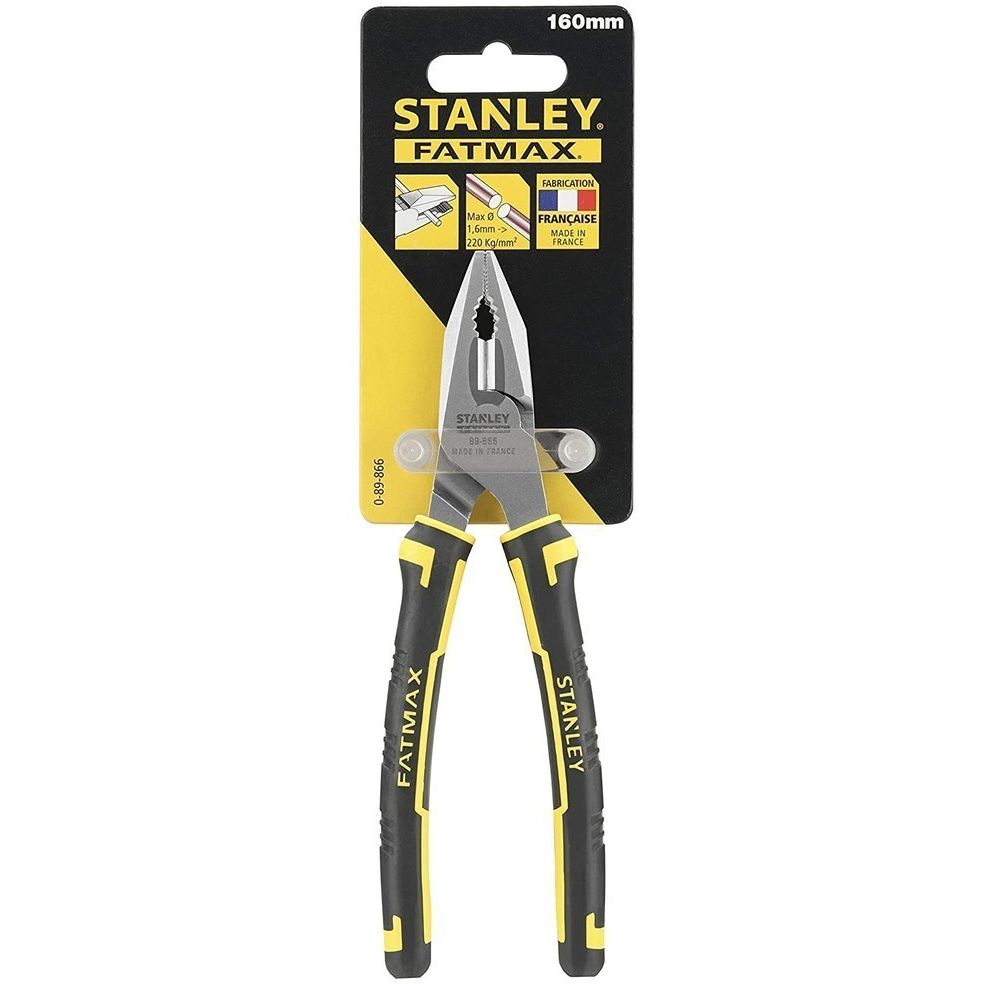 Плоскогубцы комбинированные Stanley FatMax 160 мм (0-89-866) - фото 3