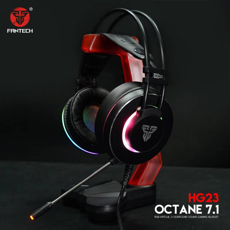 Игровые наушники Fantech Octane 7.1 HG23 Black с микрофоном - фото 6