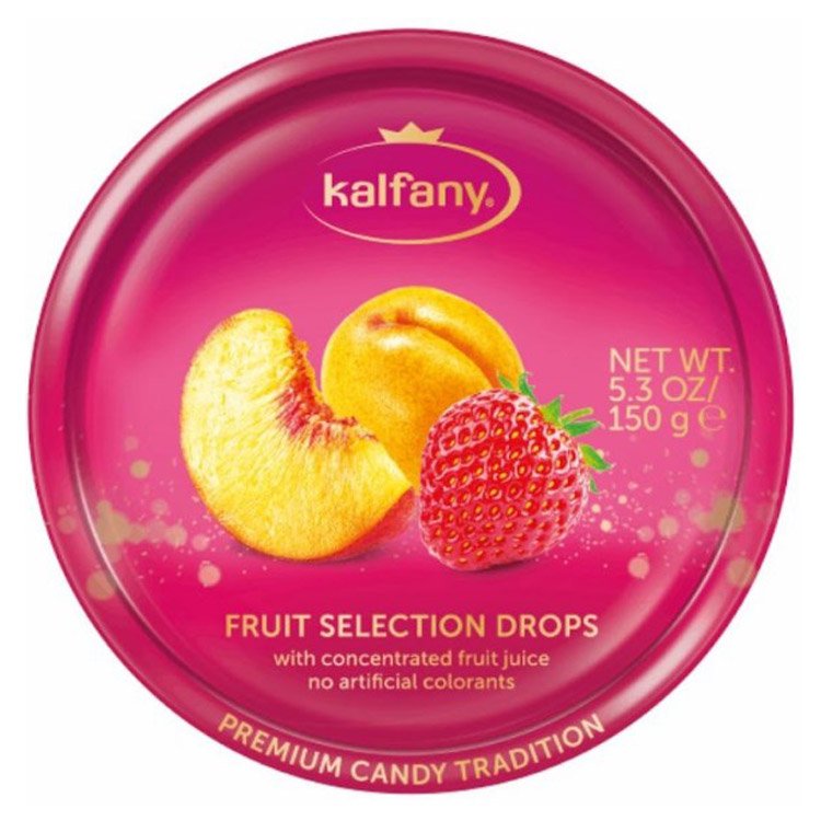 Льодяники Kalfany Fruit Selection 150 г - фото 1