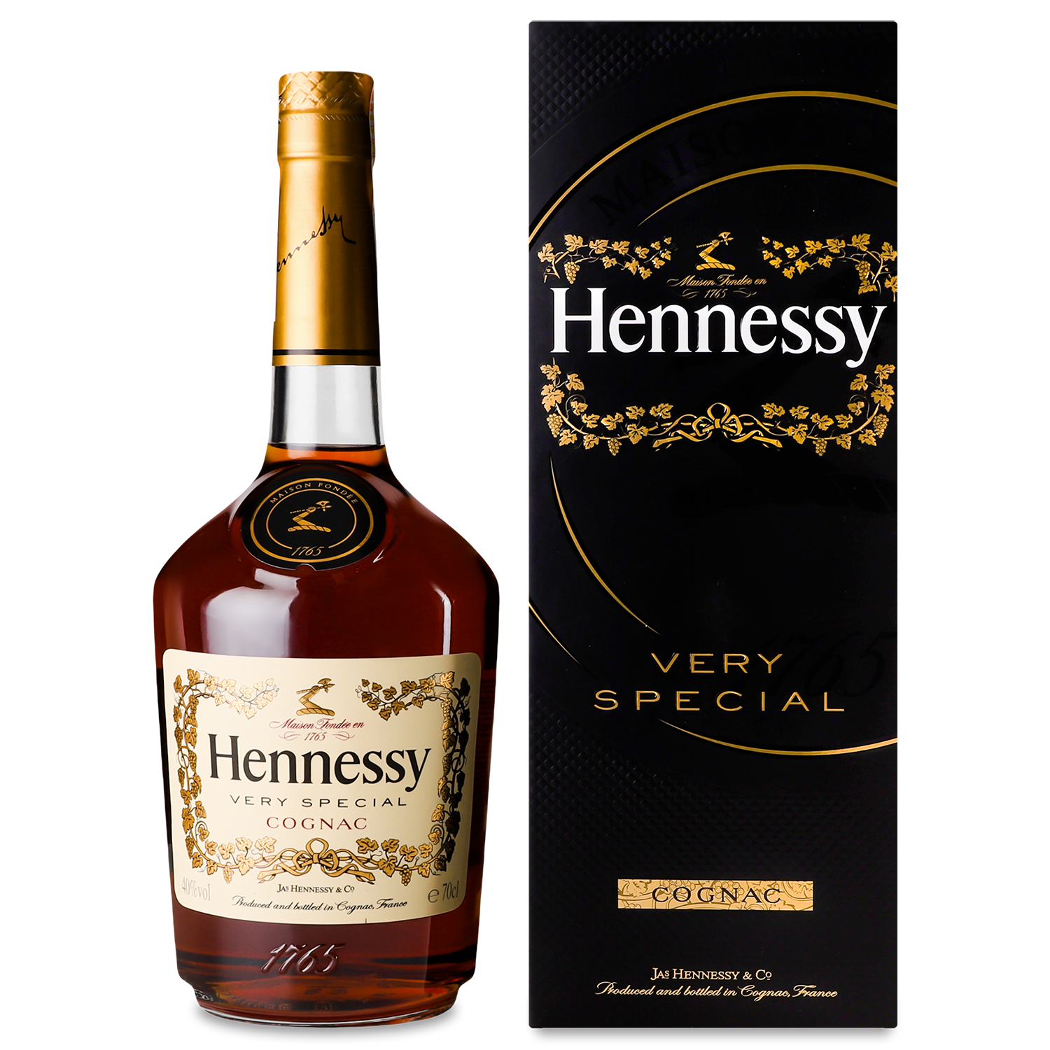 Коньяк Hennessy VS, в коробці, 40%, 0,7 л (1631) - фото 1