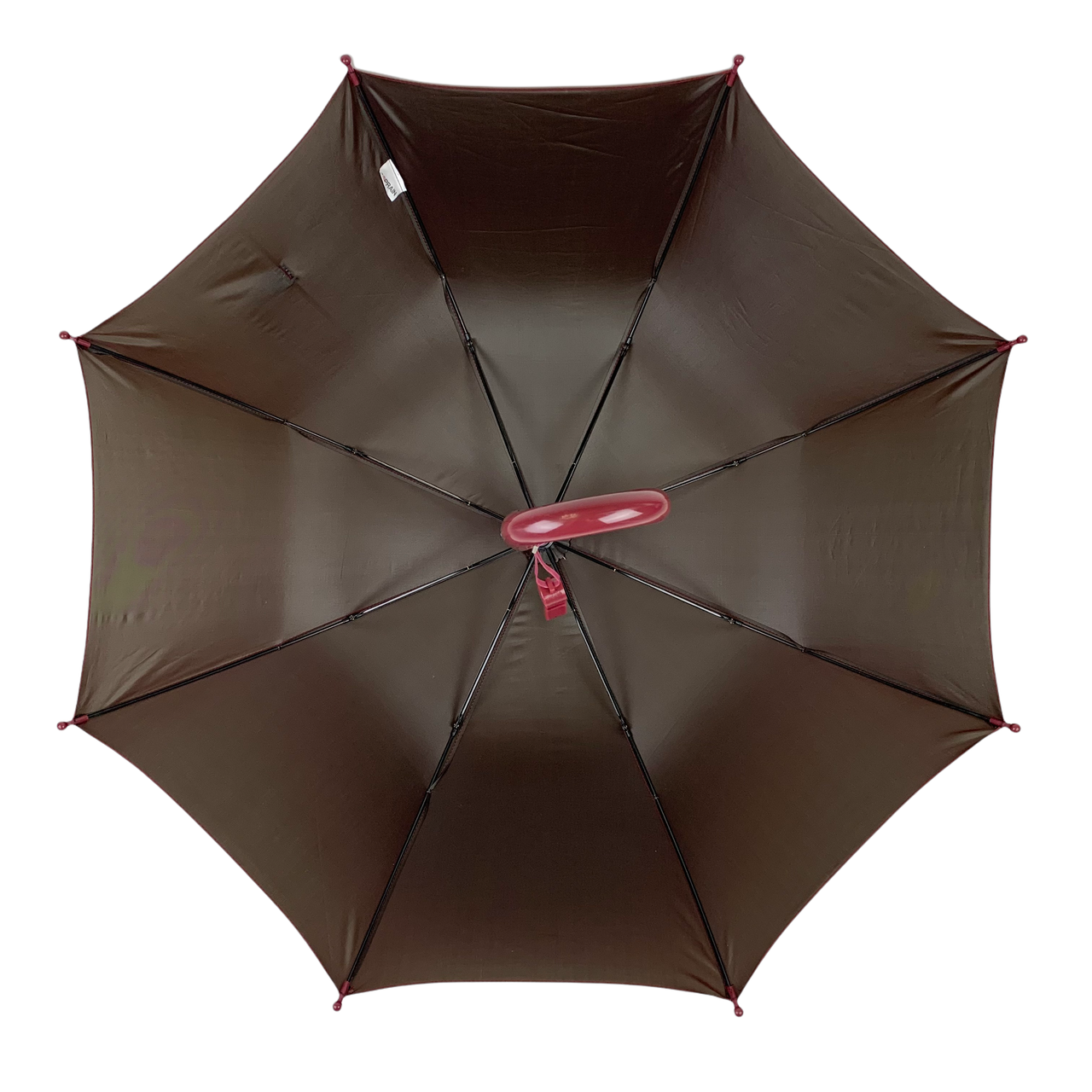 Детский зонт-трость полуавтомат Toprain 85 см бордовый - фото 4
