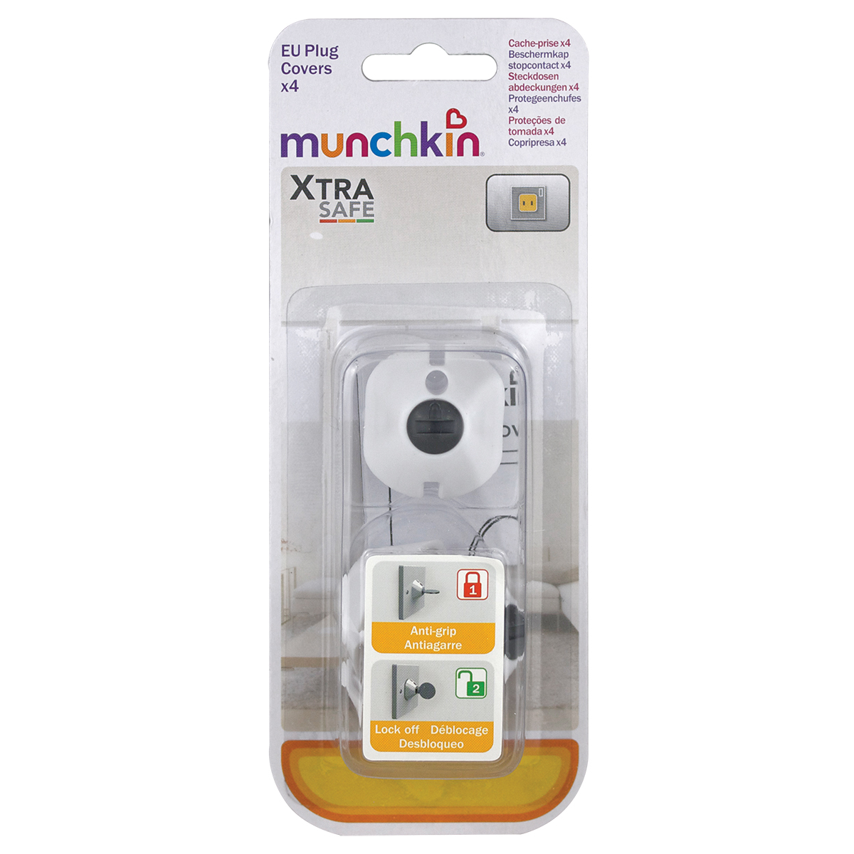 Протекторы для евро розеток Munchkin XtraSafe, 4 шт. 4шт. (012191) - фото 2