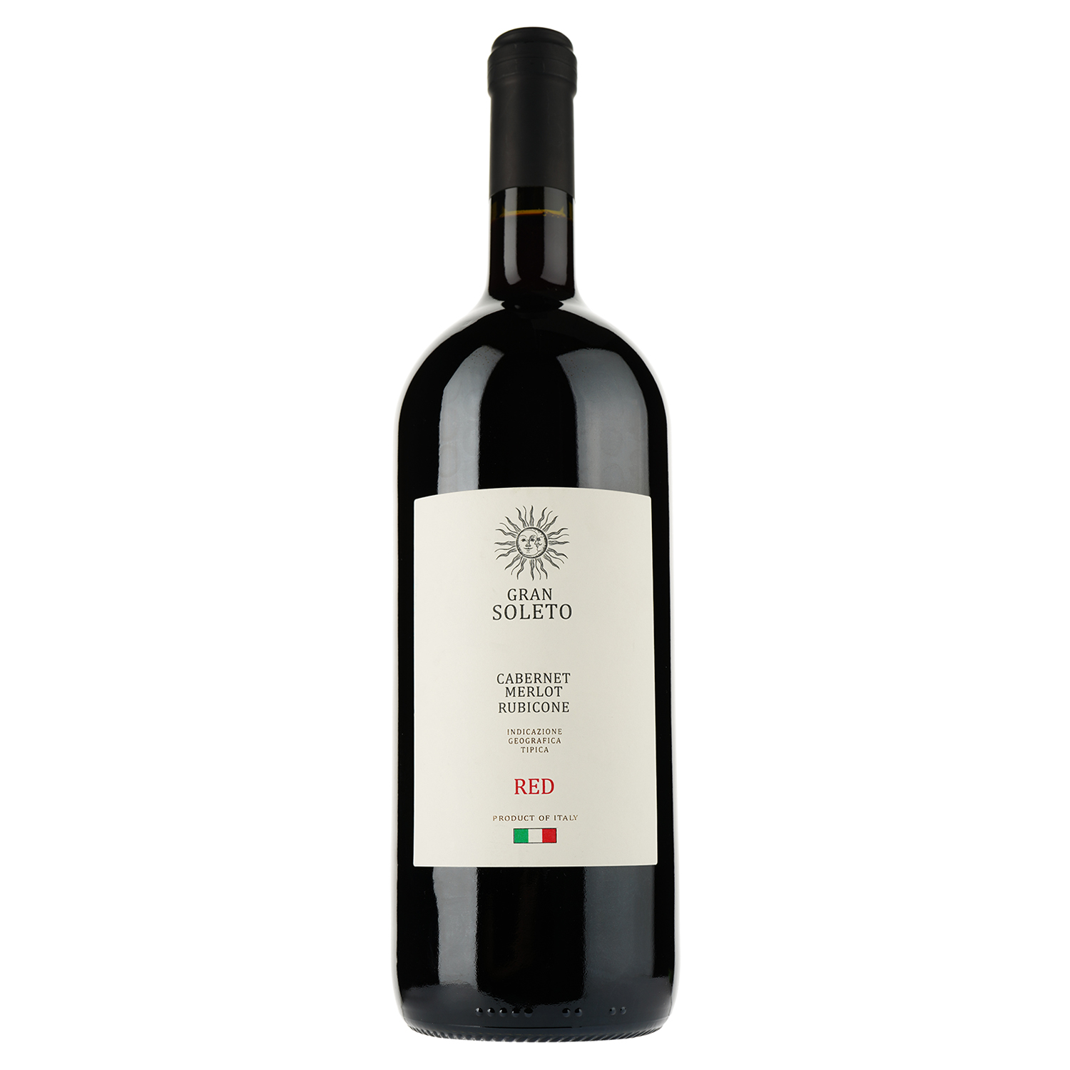 Вино Gran Soleto Cabernet Merlot Rubicone, красное,сухое, 1,5 л (886450) - фото 1