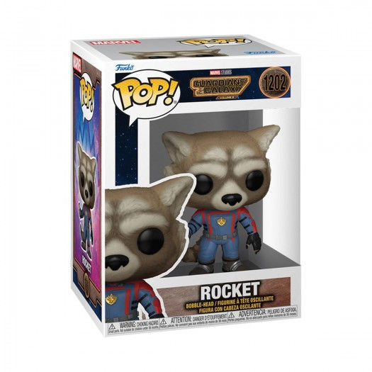 Коллекционная фигурка Funko Pop! серии GOTG3 - Енот Ракета - фото 3