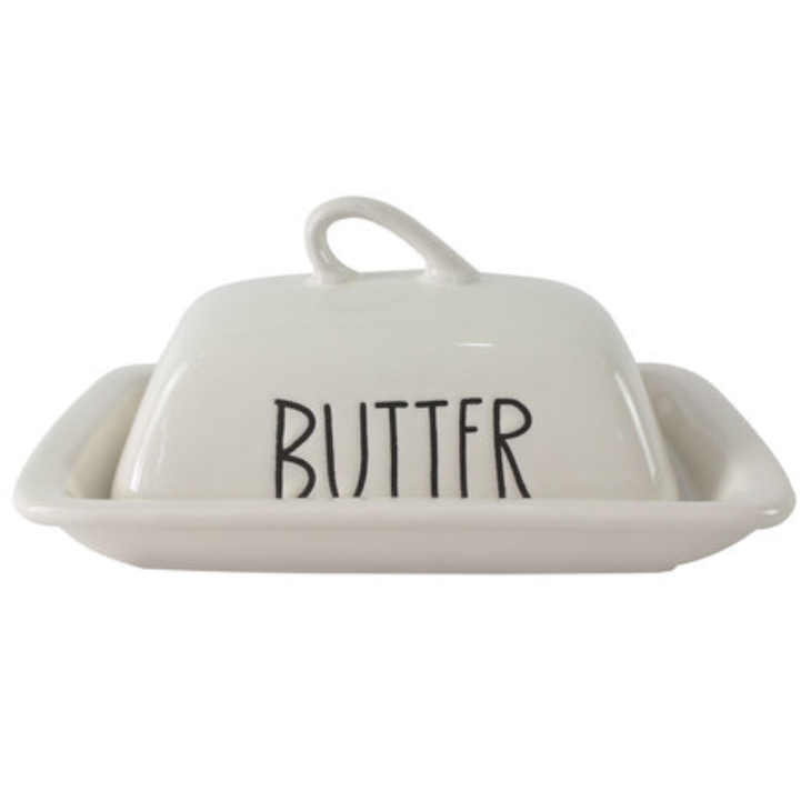 Масленка Limited Edition Butter, с крышкой, 19,2 см, бежевый (JH4879-1) - фото 1