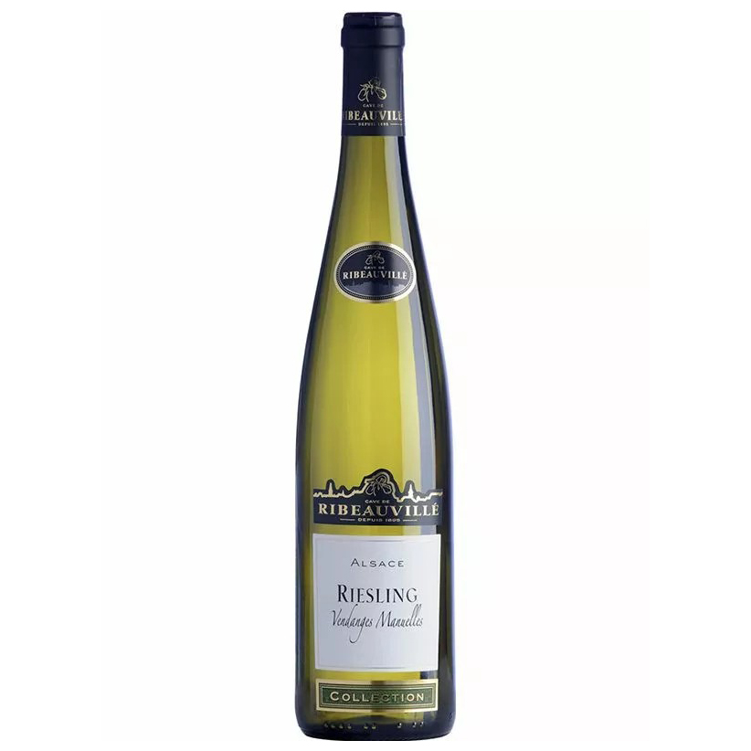 Вино Cave de Ribeauville Riesling, белое, сухое, 13%, 0,375 л - фото 1