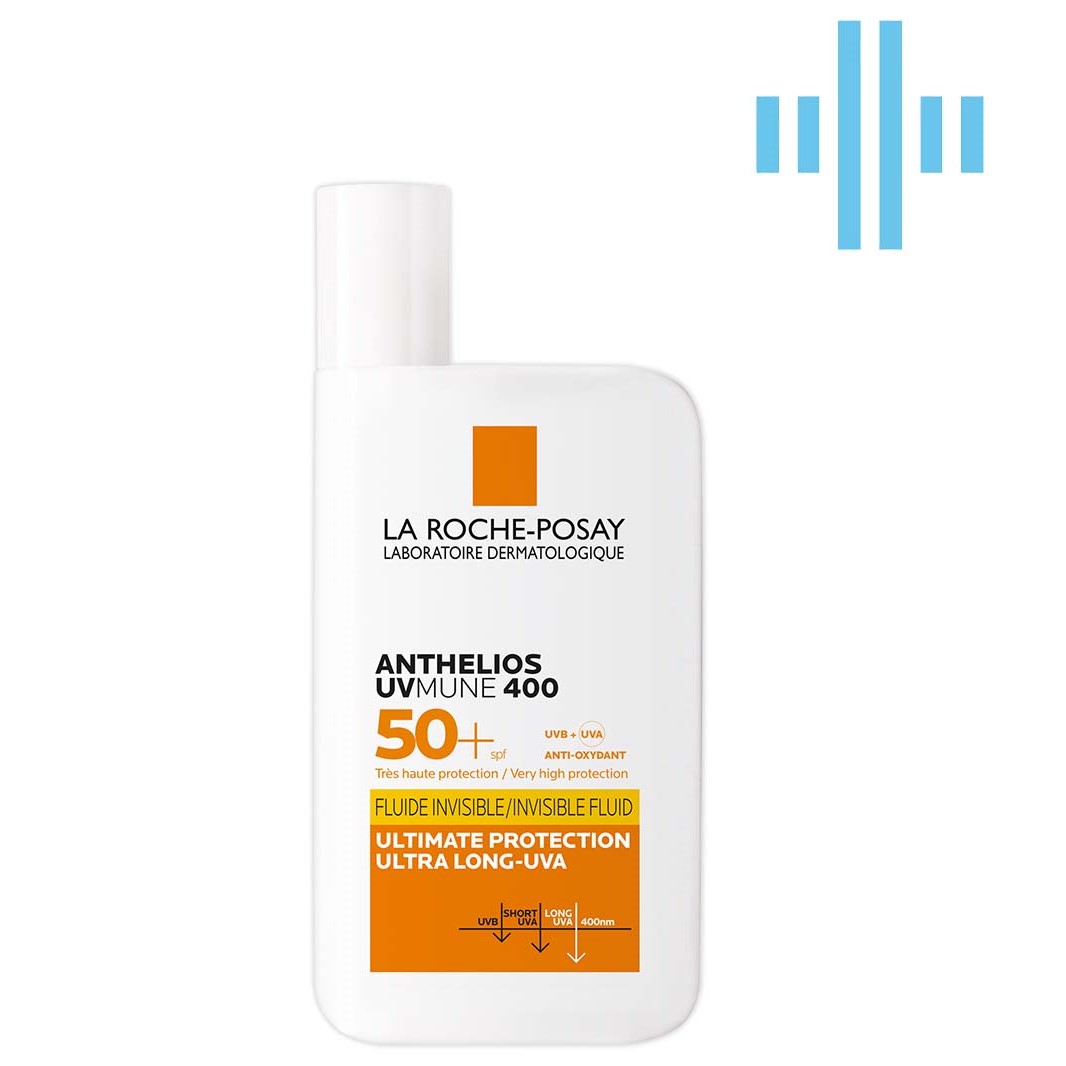 Солнцезащитный флюид La Roche-Posay Anthelios UVA 400 для чувствительной кожи лица, SPF 50+, 50 мл (MB459200) - фото 1