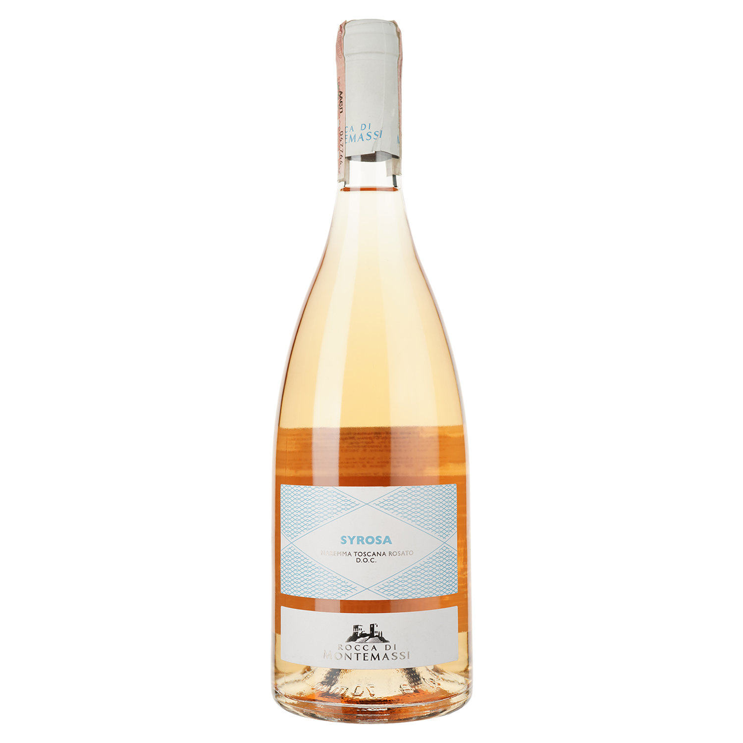 Вино Rocca di Montemassi Syrosa Maremma Toscana, розовое, сухое, 13%, 0,75 л - фото 1