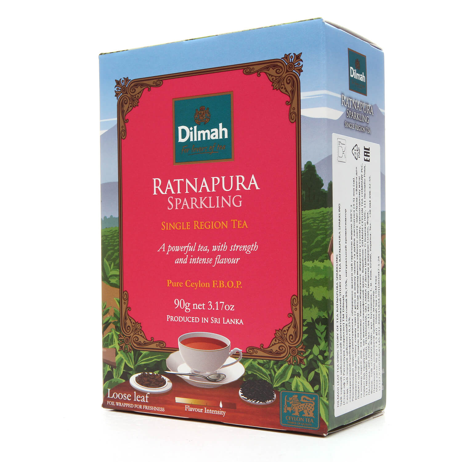 Чай чорний Dilmah Ratnapura Sparkling, 90 г (834174) - фото 1