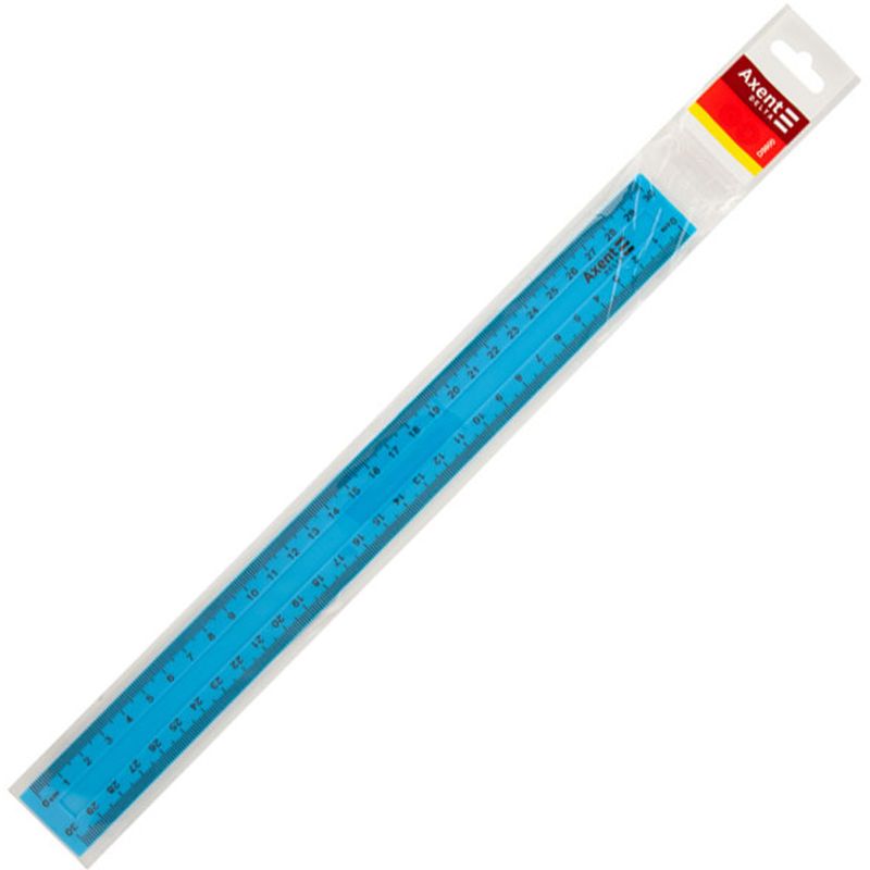 Лінійка Axent пластикова блакитна 30 см (D9800-03) - фото 2