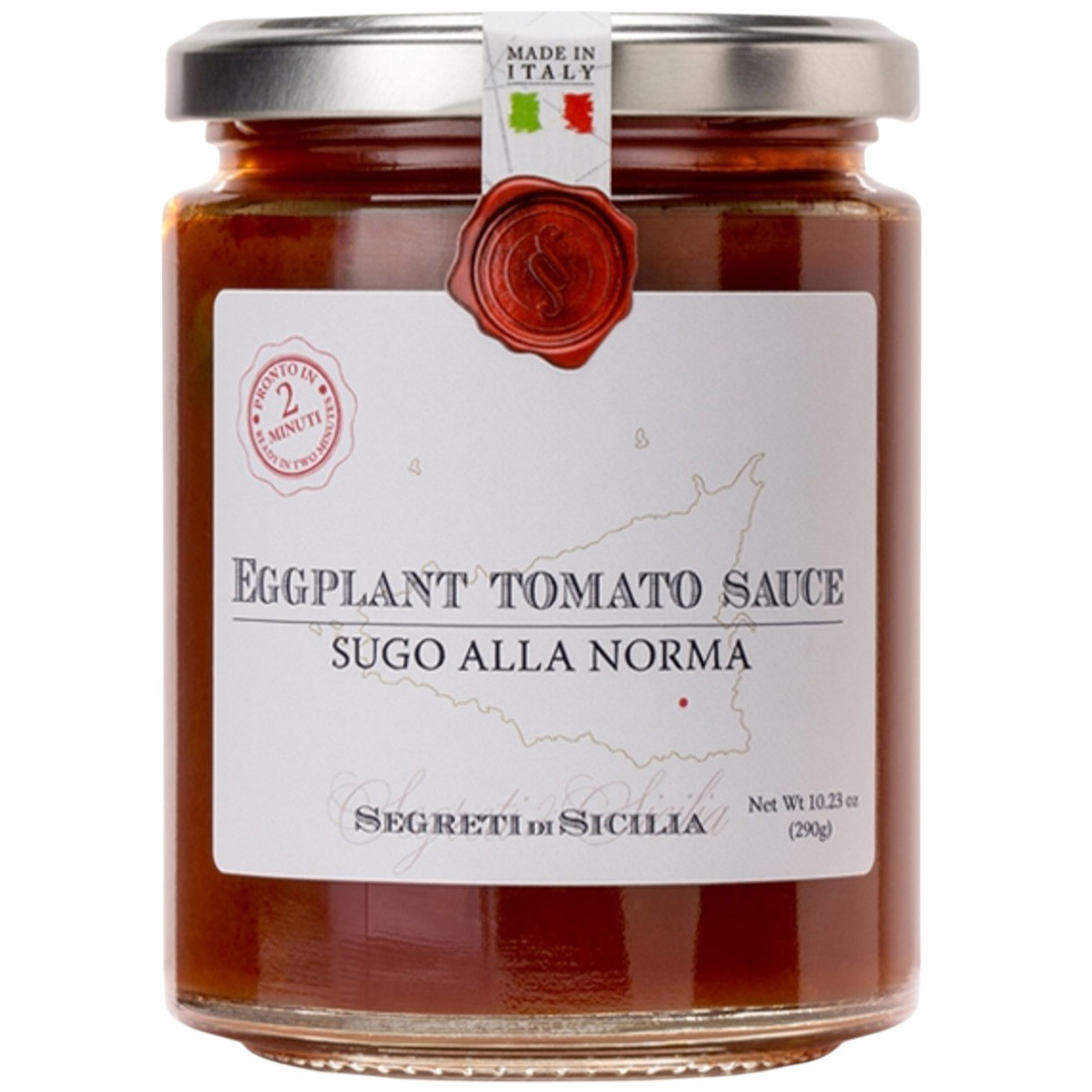 Соус томатний Frantoi Cutrera зі смаженими баклажанами 290 г (668201) - фото 1